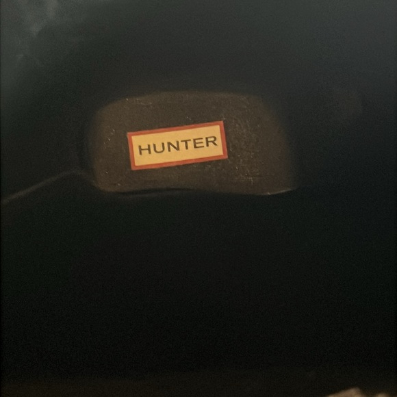 Hunter Original Tall Boots Black Matte Size 9 LIKE NEW - Picture 12 of 16